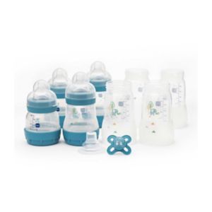 Petit ensemble de biberons MAM Easy Start, bleu