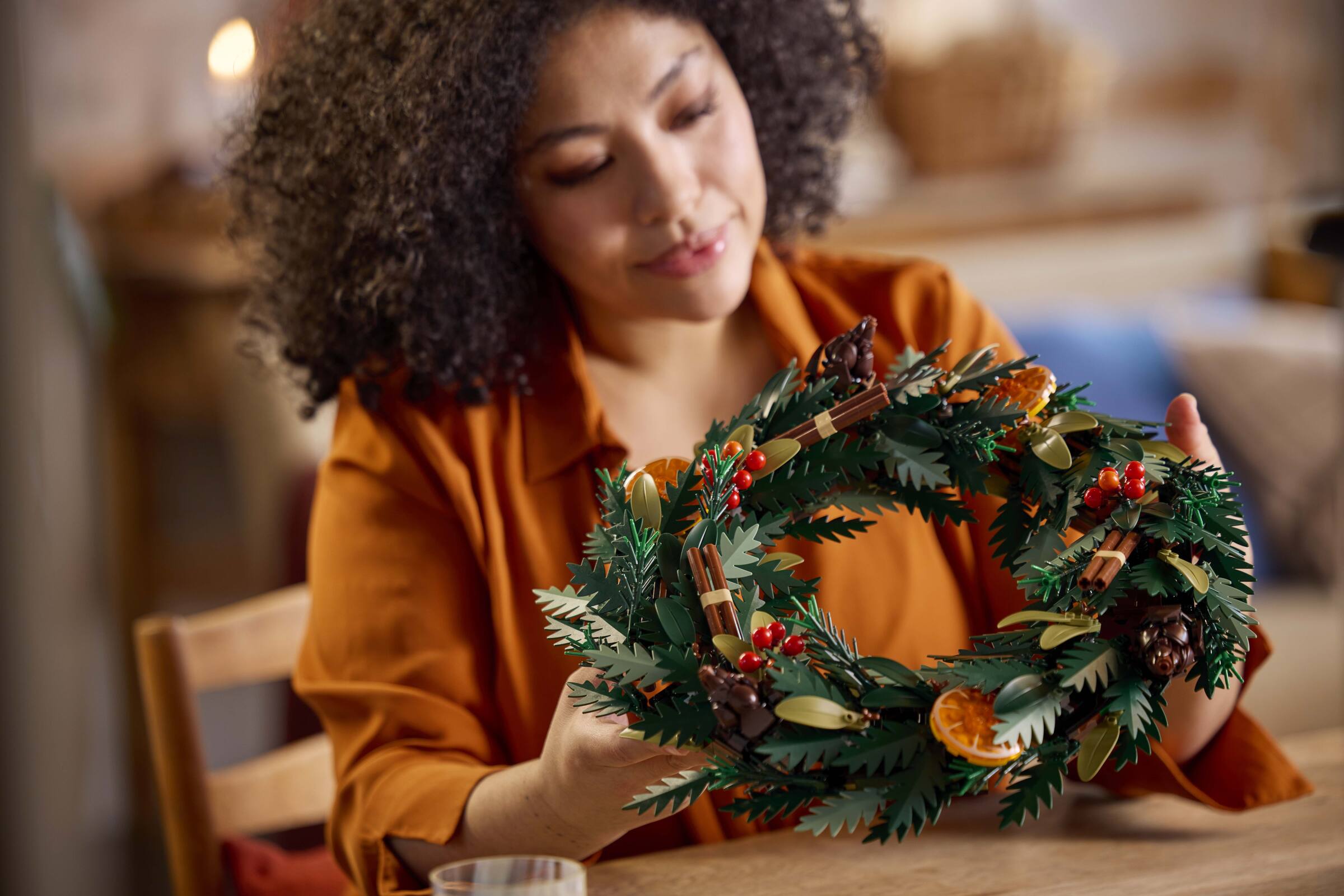 LEGO Botanical Wreath Model 1194 Piece Set (British brand)