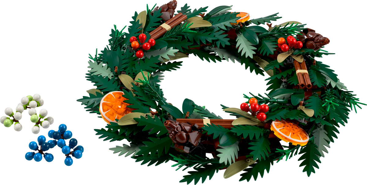 LEGO Botanical Wreath Model 1194 Piece Set (British brand)