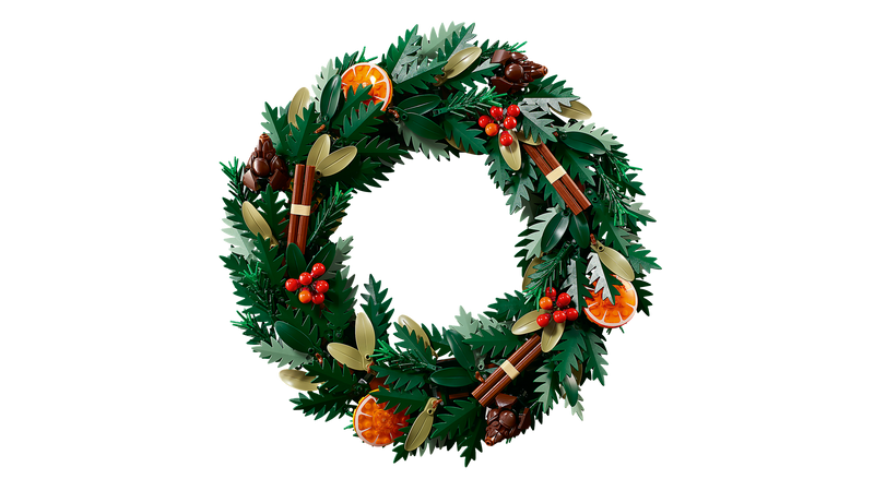 LEGO Botanical Wreath Model 1194 Piece Set (British brand)
