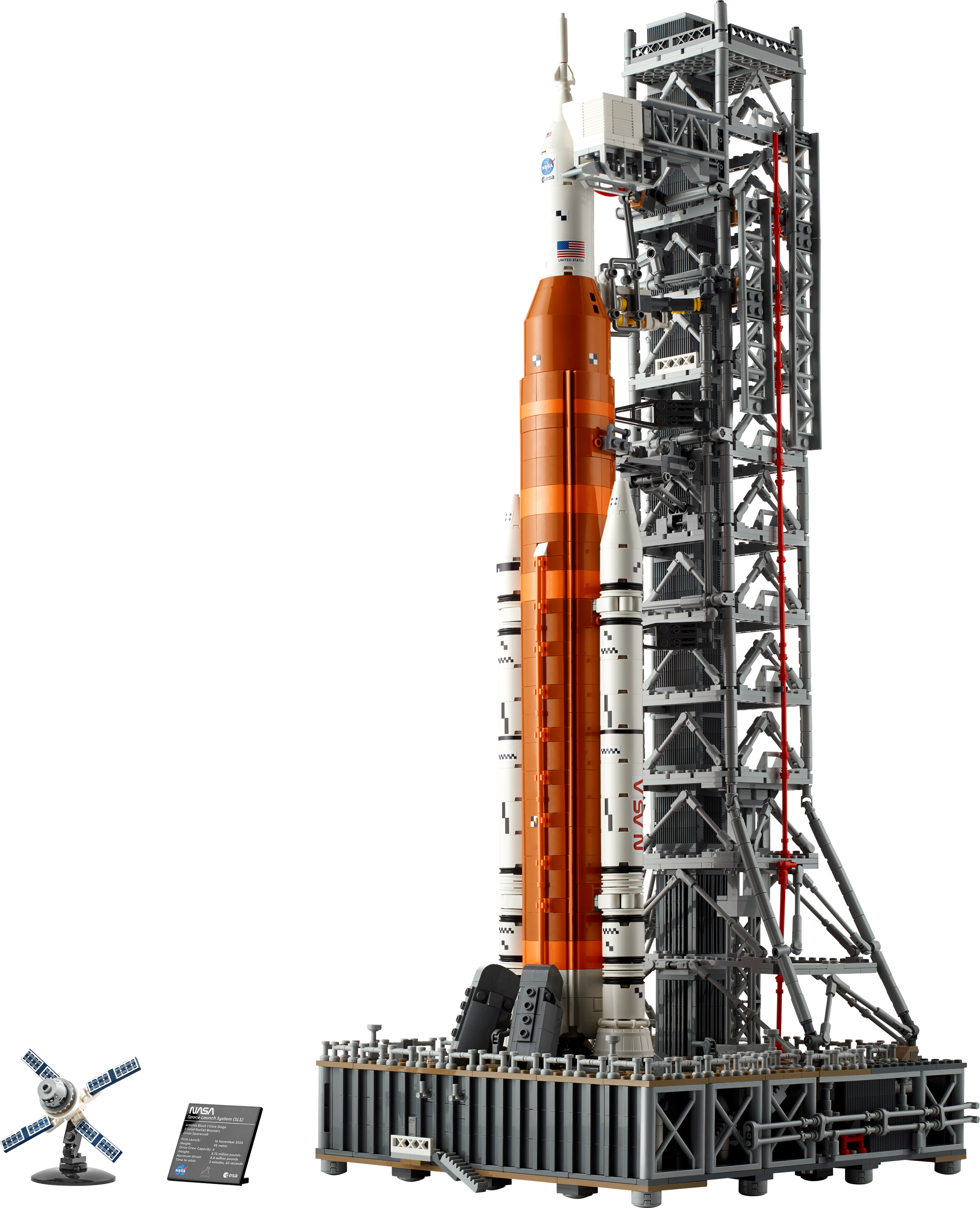 LEGO NASA Artemis Space Launch System model kit 3601 pieces, imported from the UK