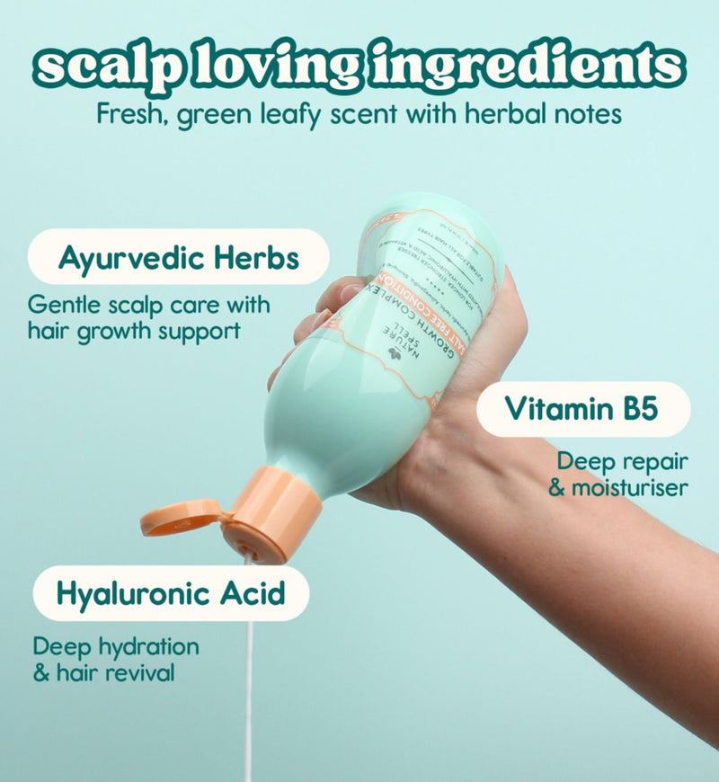 Nature Spell Growth Complex Conditioner 300ml, imported from the UK