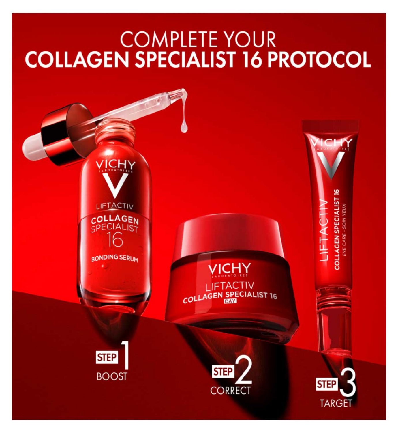 Vichy Liftactiv Collagen Specialist Eye Cream 15ml (British brand)