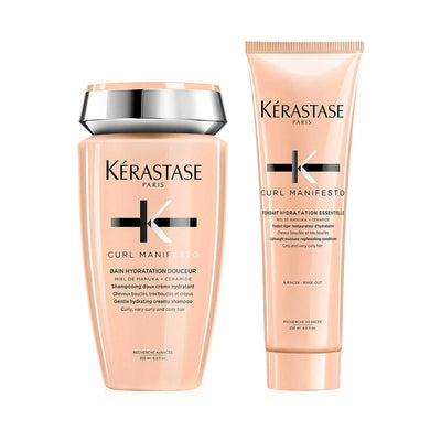 Boots Kérastase Curl Manifesto Shampoo and Conditioner Duo with Manuka Honey and Ceramide for Curly and Coily Hair 2 x 250ml- Buy online at McGrocer