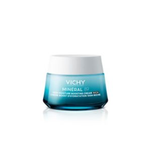 Boots Vichy Minéral 89 100H Hyaluronic Acid Rich Hydrating Cream 50ml- Buy online at McGrocer