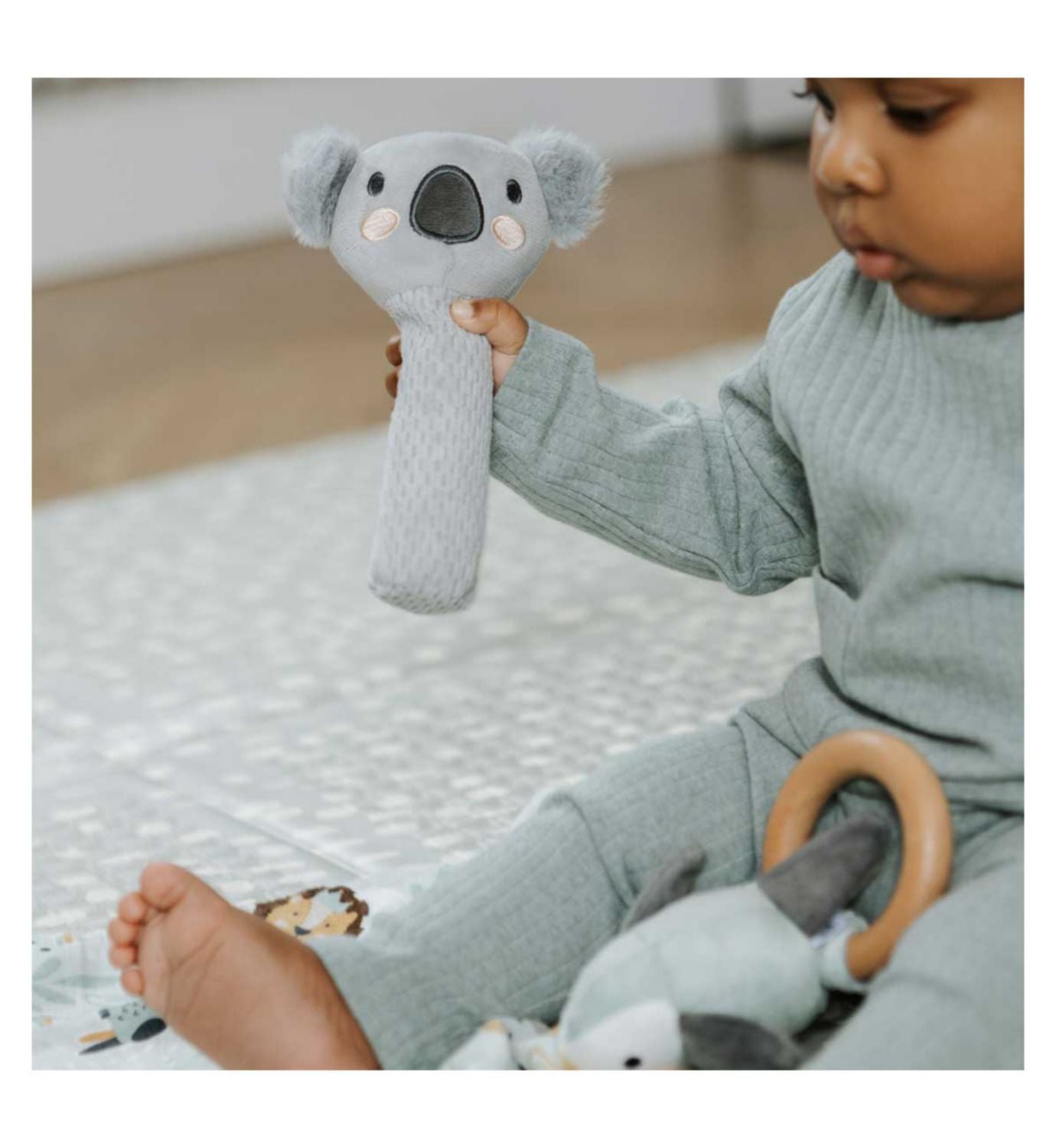 Nuby Animal Adventures baby gift set, imported from the UK