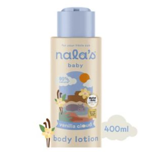 Nala's Baby Body Lotion Vanilla Cloud 400ml Baby Moisturiser