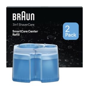 Braun 3in1 ShaverCare SmartCare Center Refill Cartridges 2 Pack Electric Shaver Cleaner