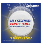 SolpaOne 1000mg effervescent tablets 12 pack, imported from the UK