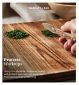Barbary & Oak square chopping board ash wood 35cm - British product