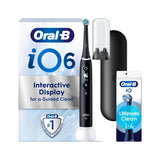 Oral-B iO6 Electric Toothbrush Black Lava 4 Pack, imported from the UK