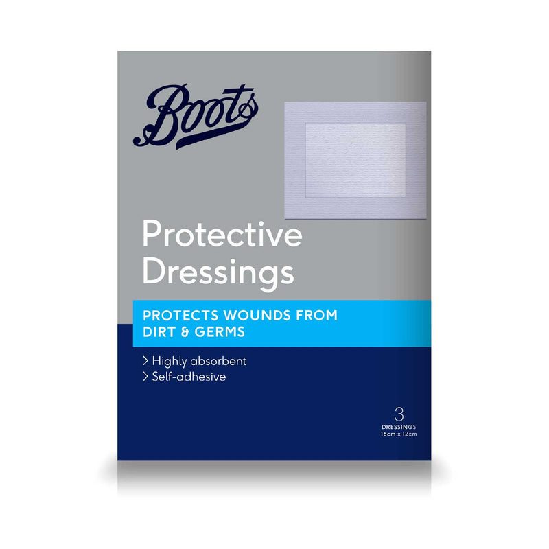 Boots Protective Dressings Pack of 3 - British product