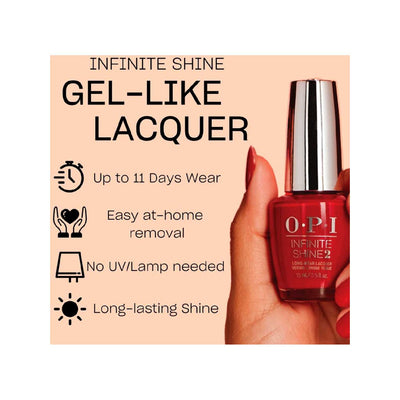 Boots OPI Infinite Shine Gel Like Polish Megawatt Hot Nail Polish 15ml- Buy online at McGrocer