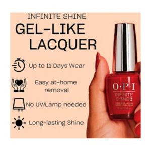 OPI Infinite Shine Gel Like Polish - Megawatt Hot - 15ml