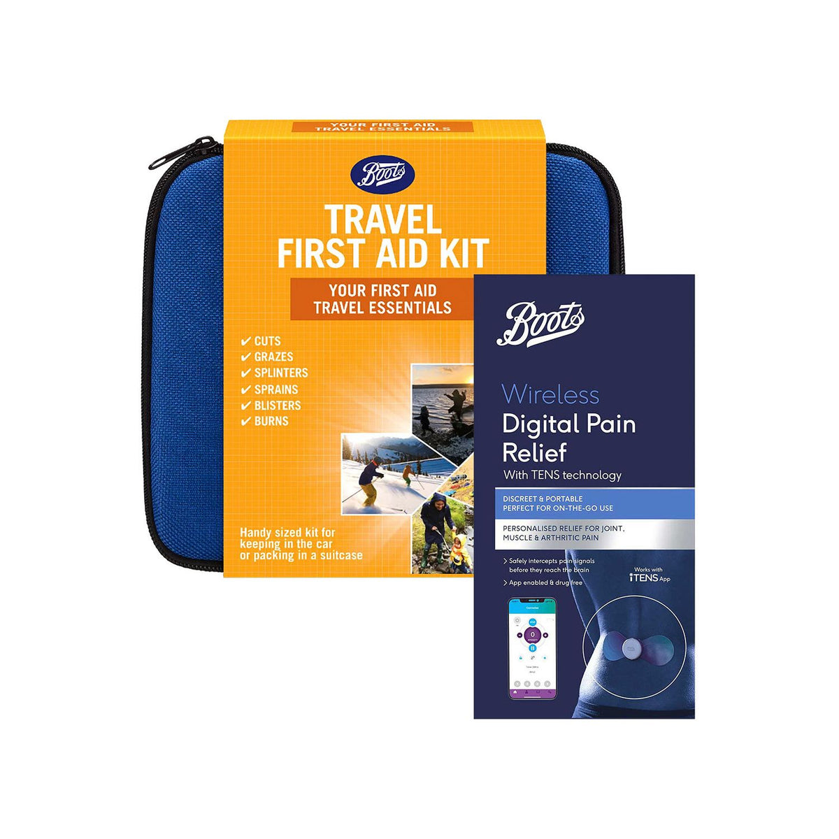Boots Travel First Aid and TENS Machine Bundle - British product
