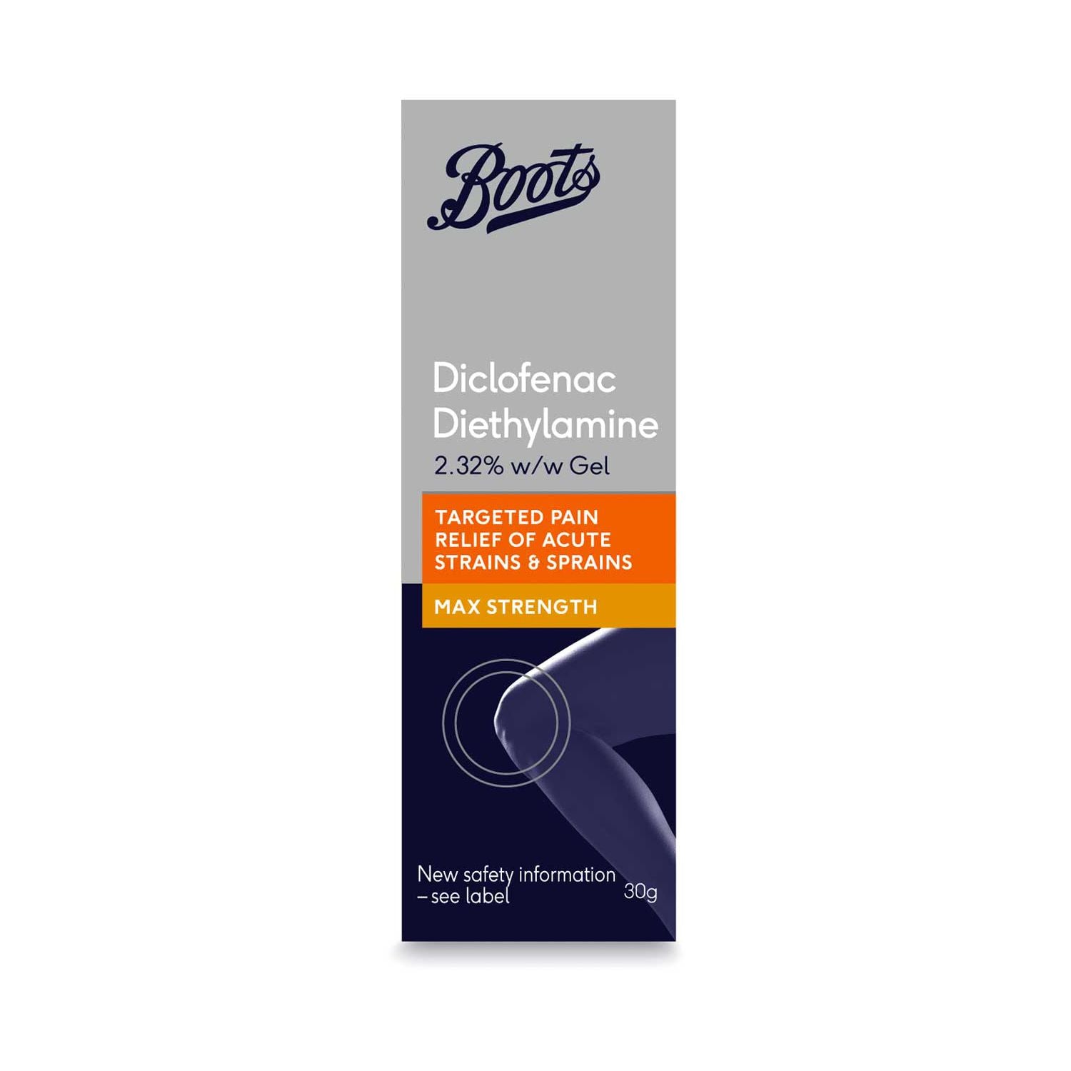 Boots Diclofenac Diethylamine pain relief gel 30g - British product