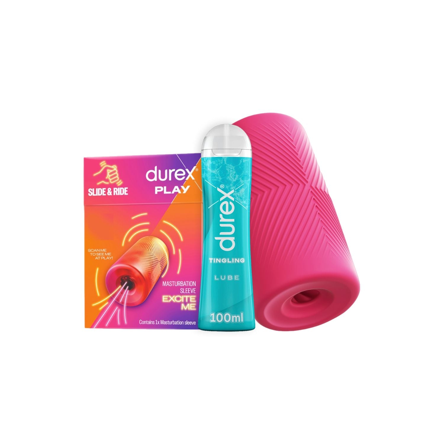 Durex Slip & Slide Tingling Bundle intimate product - British product