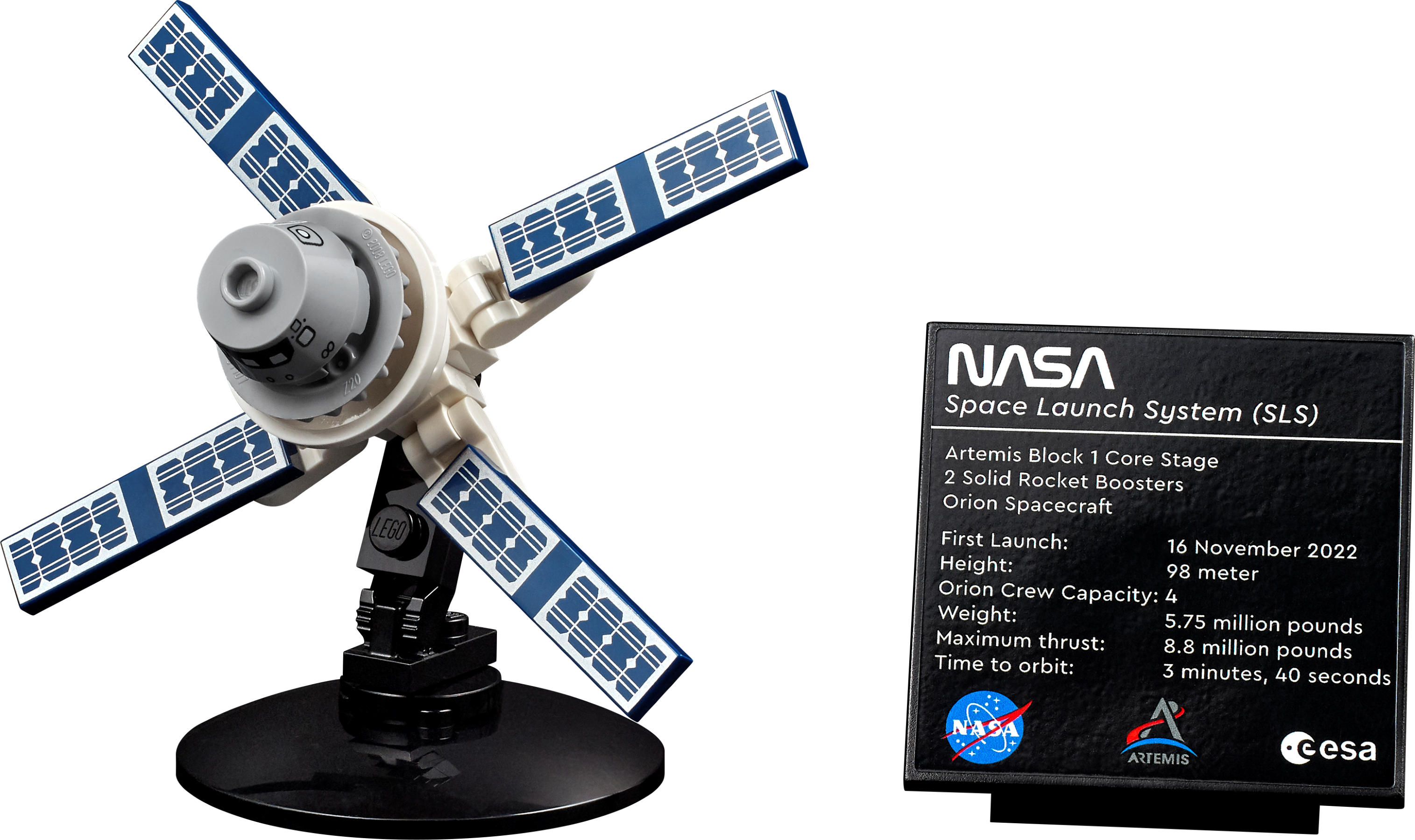 LEGO NASA Artemis Space Launch System model kit 3601 pieces, imported from the UK