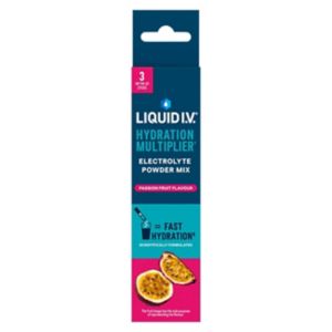 Liquid I.V. Hydration Multiplier Electrolyte Powder Passion Fruit 3 Sachets