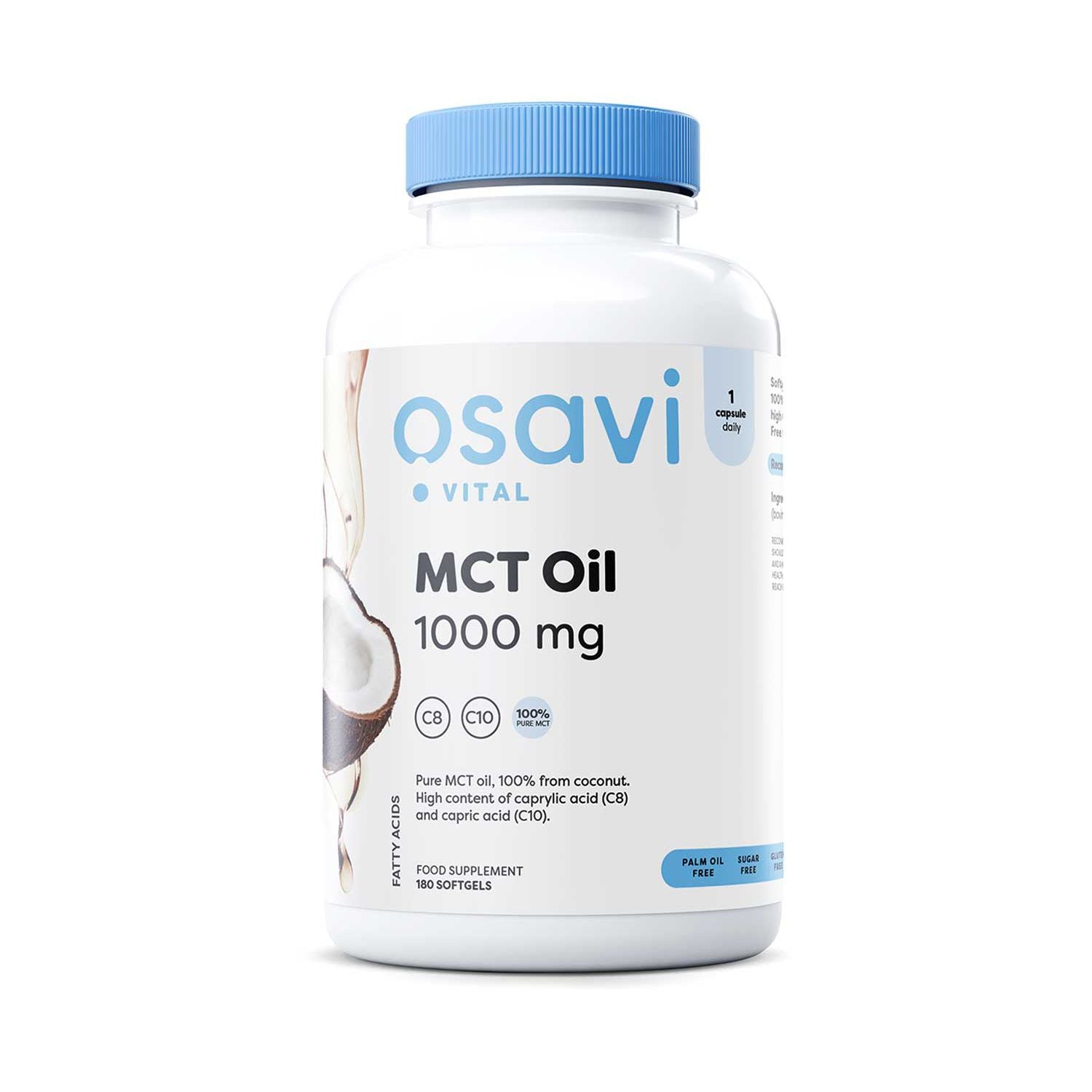 Osavi MCT Oil 1000mg 180 softgels - British product