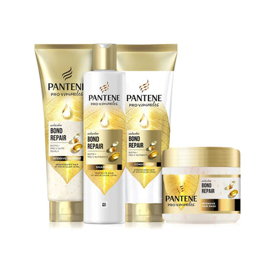 Boots Pantene Molecular Bond Repair Bundle - Shampoo 250ml, Conditioner 160ml, Deep Conditioning Treatment 150ml, Intensive Hair Mask 300ml- Buy online at McGrocer