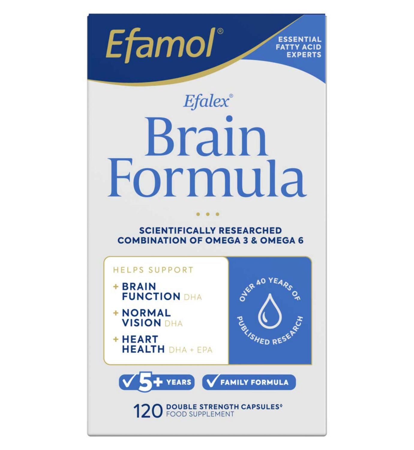 Efamol Efalex Brain Formula capsules 120s - British product