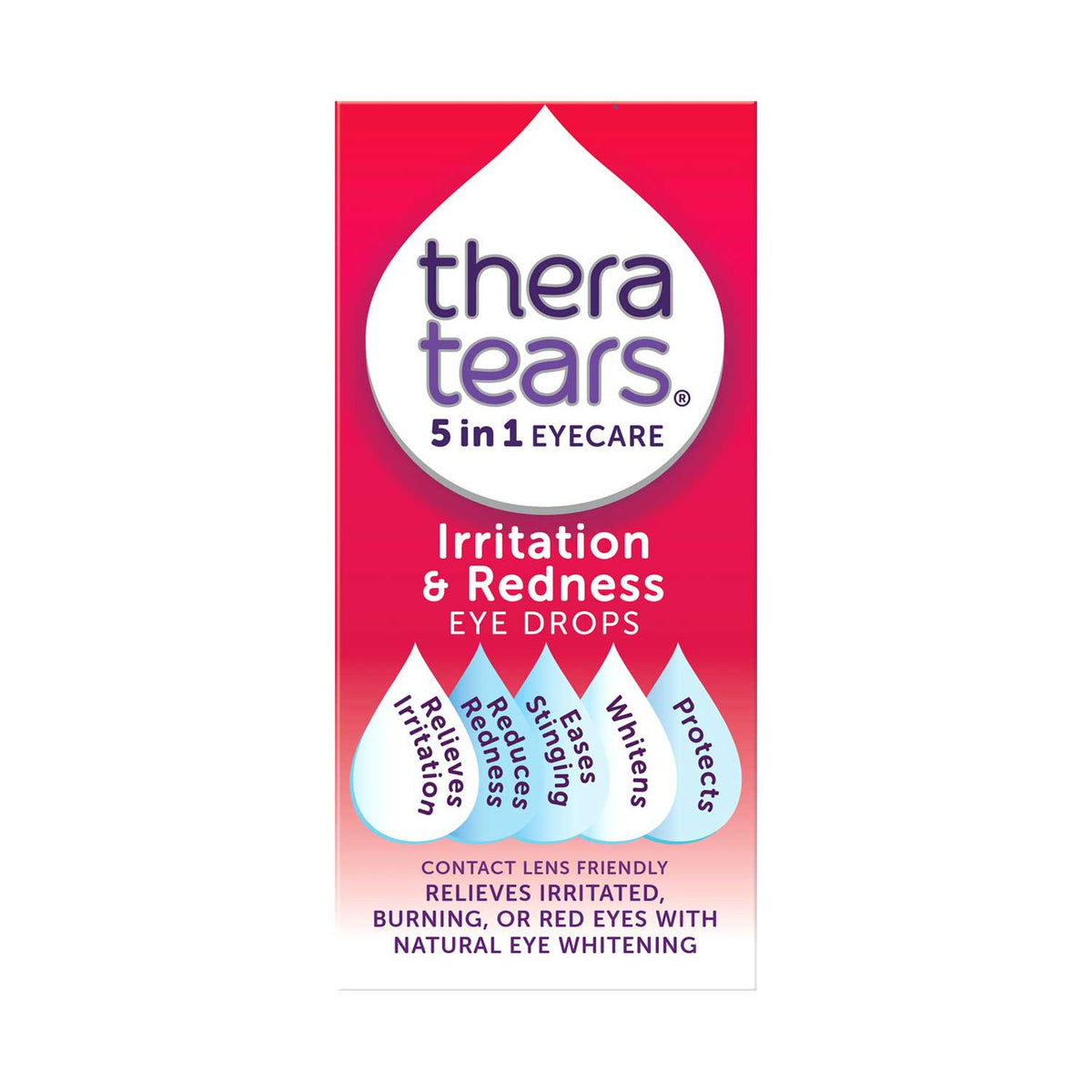 TheraTears 5 in 1 eye drops 10ml (British brand)