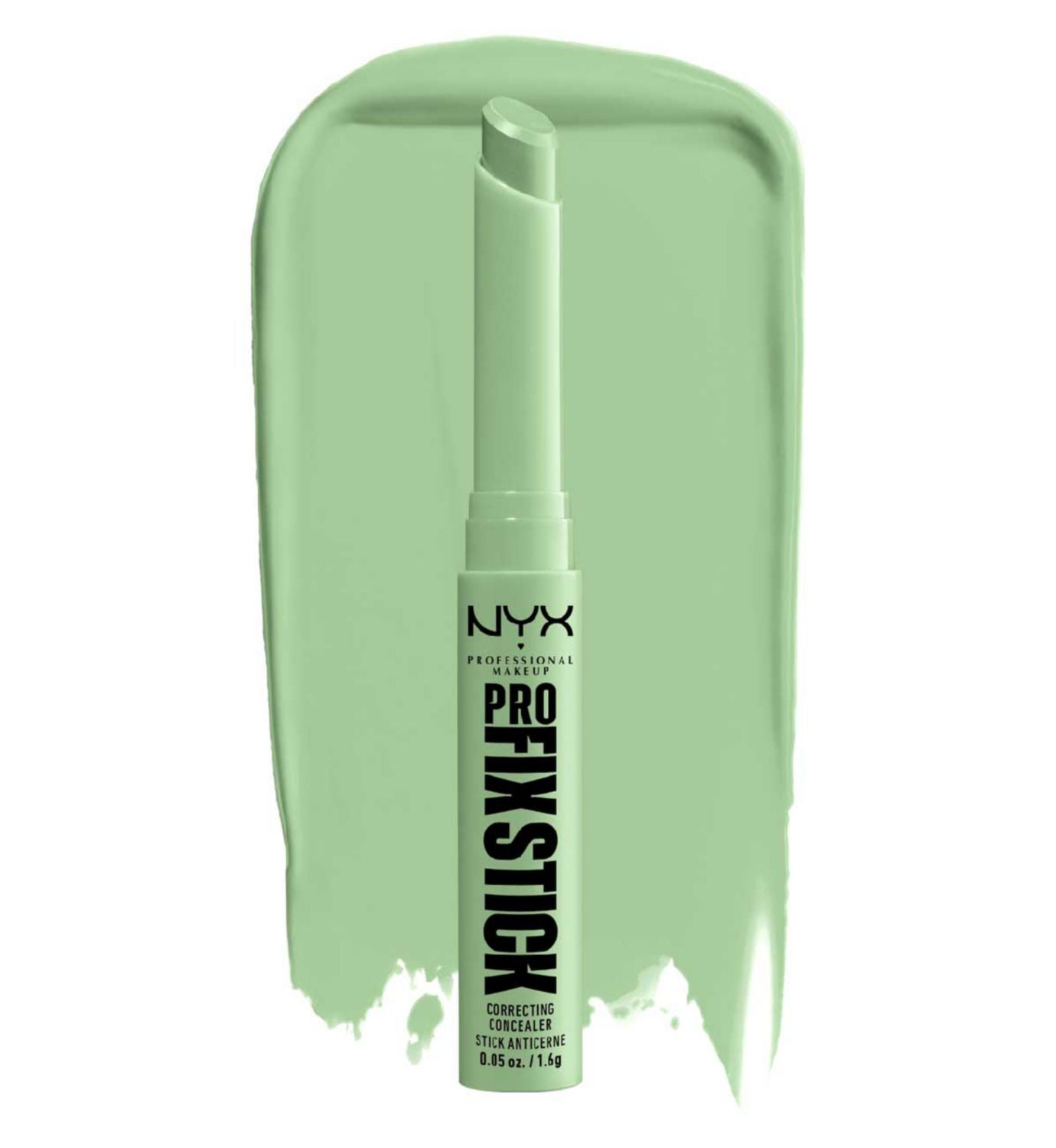 NYX Cosmetics Pro Fix Stick Colour Correcting Concealer Green, imported from the UK