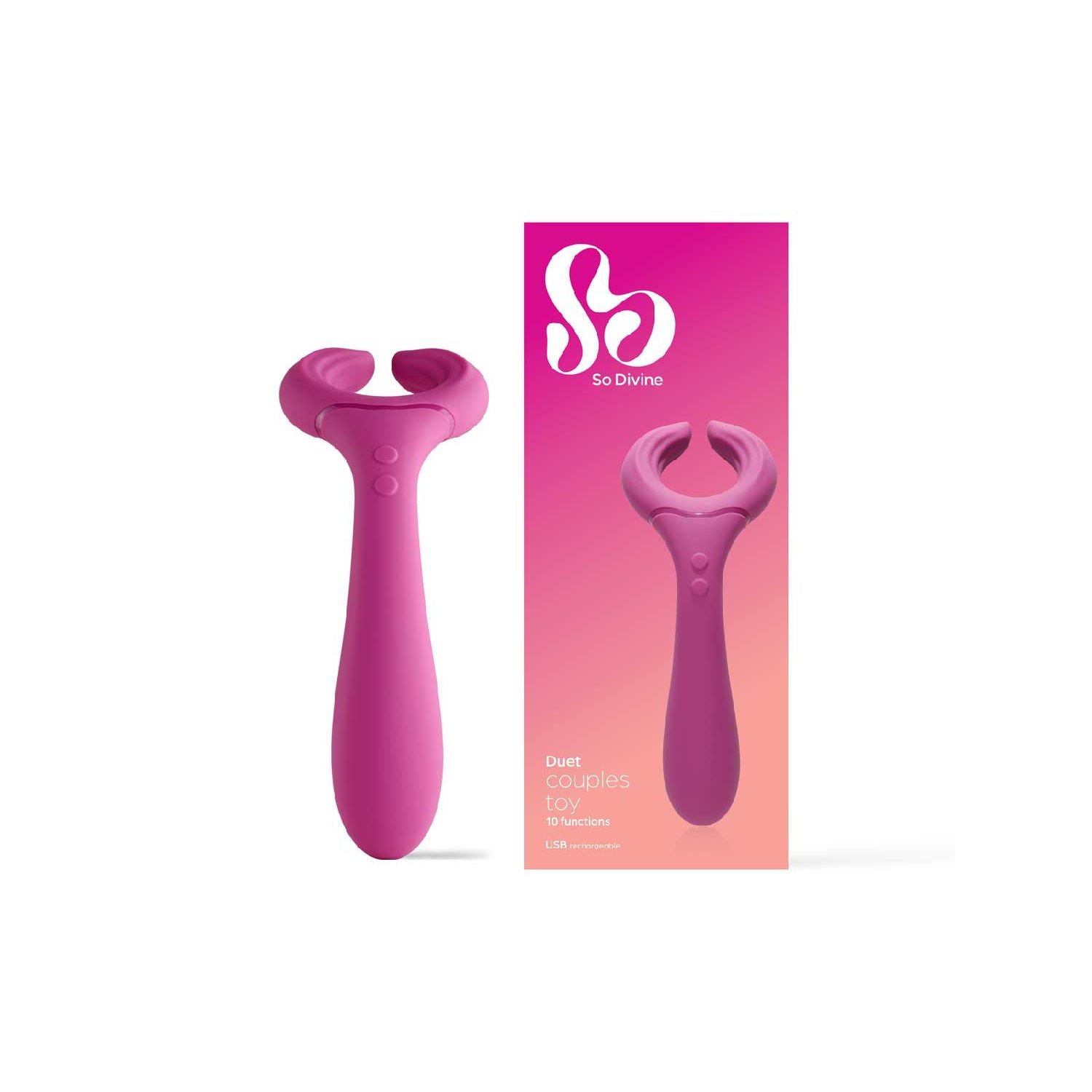 So Divine Duet couples vibrator, imported from the UK