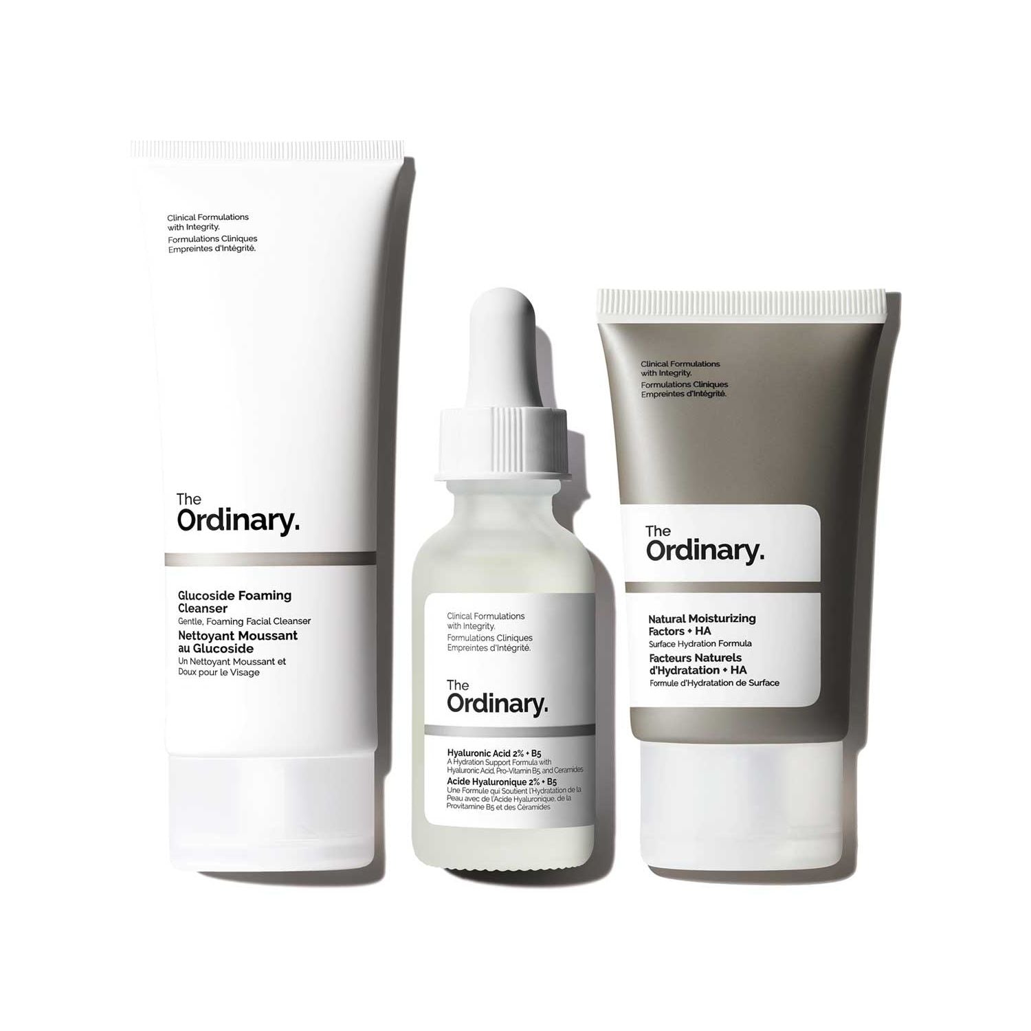 The Ordinary Beginner Bundle skincare set, imported from the UK