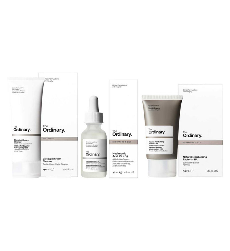 The Ordinary Beginner Bundle skincare set, imported from the UK