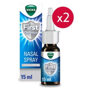 Vicks First Defence Erkältungsvirus-Blocker-Nasenspray 15ml 2er-Pack