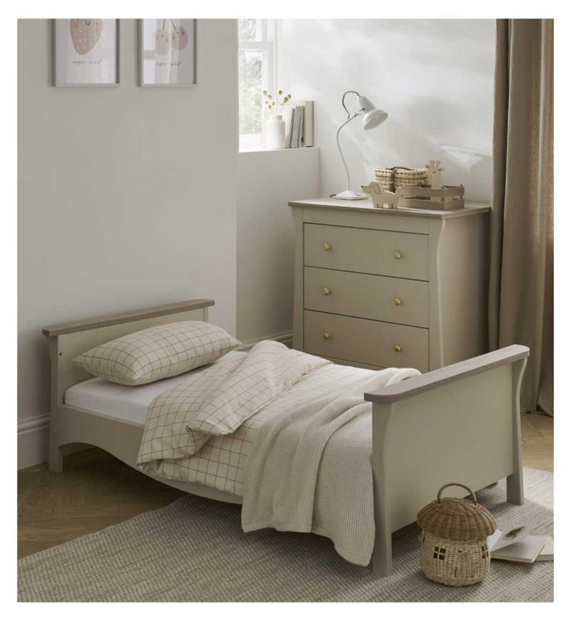 CuddleCo Clara cot bed in cashmere finish - British product