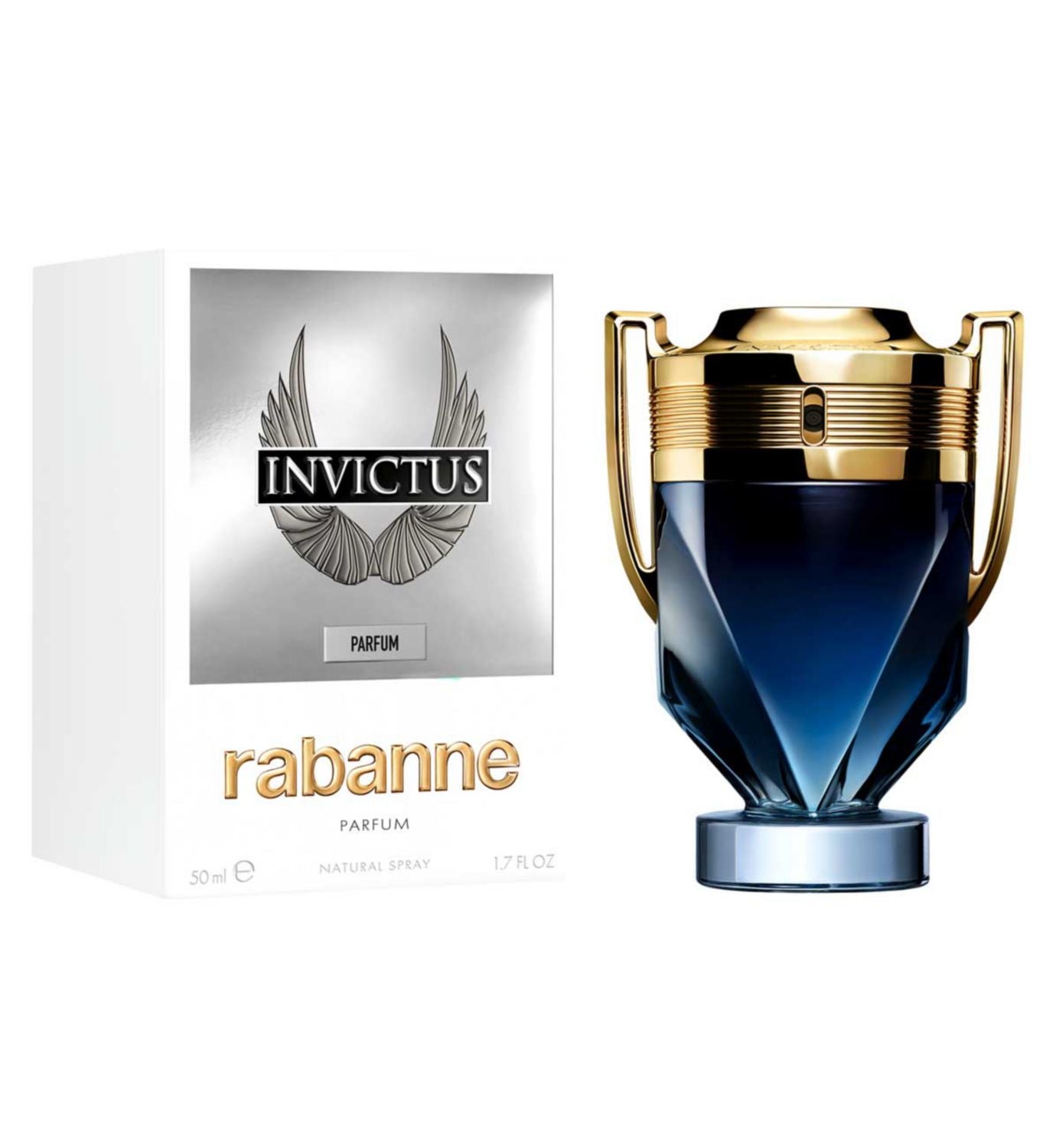 Rabanne Invictus Parfum 50ml, imported from the UK