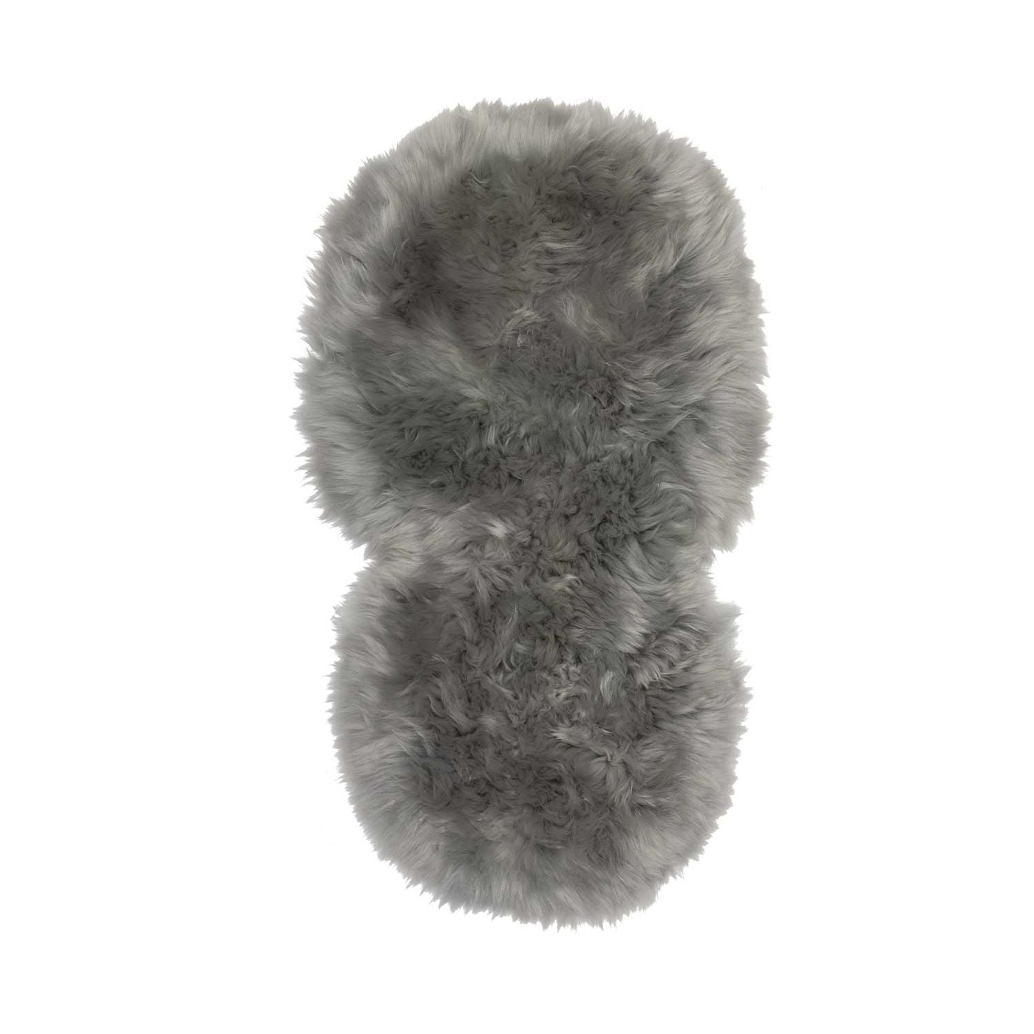 Naturally Sheepskins deluxe sheepskin pram liner in grey (British brand)