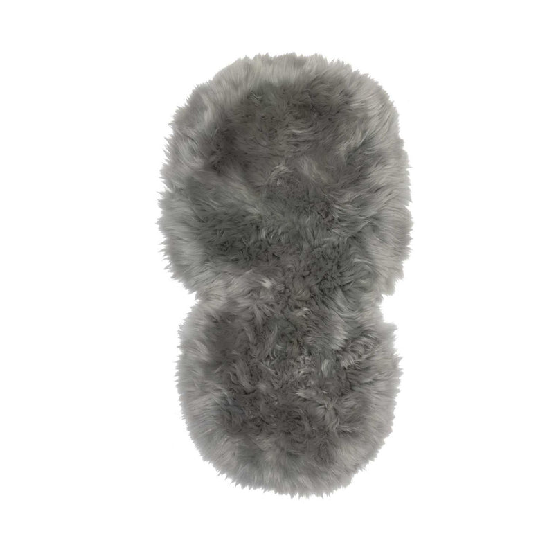 Naturally Sheepskins deluxe sheepskin pram liner in grey (British brand)