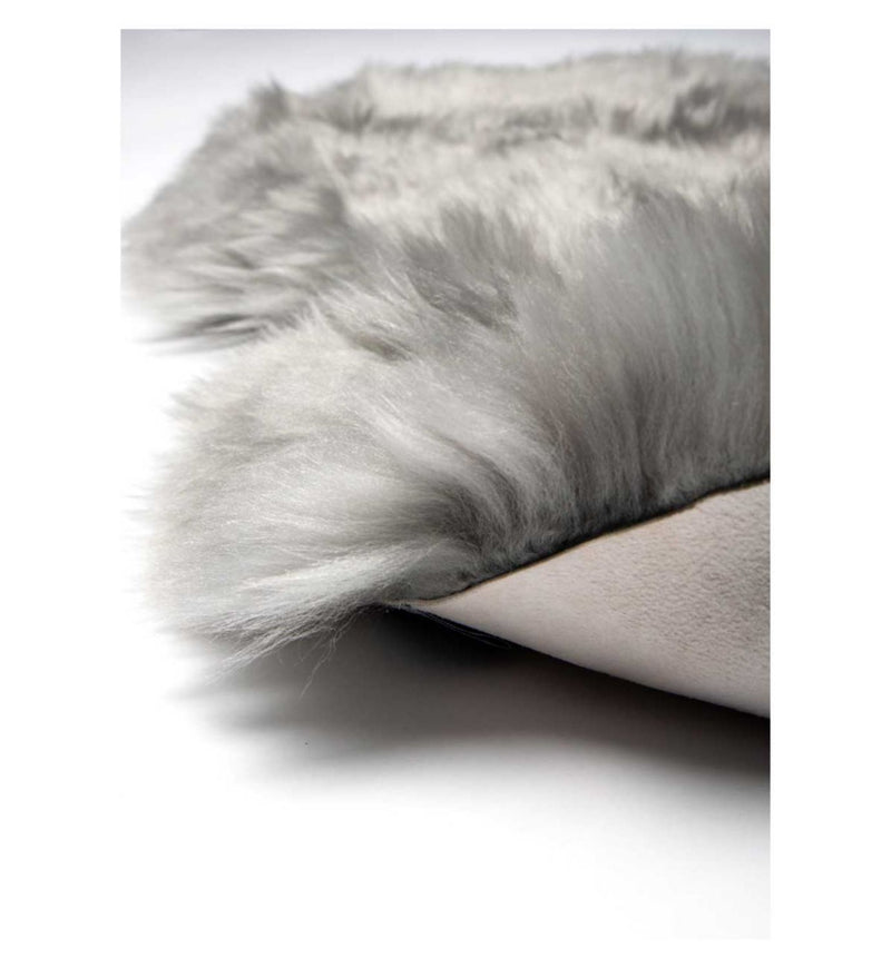Naturally Sheepskins deluxe sheepskin pram liner in grey (British brand)