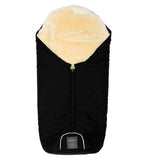 Naturally Sheepskins Merino Sheepskin Footmuff - Black