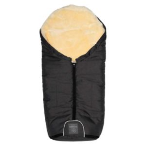 Chancelière en peau de mouton mérinos Naturally Sheepskins Gris Charbon