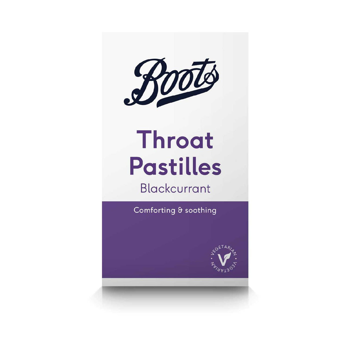 Boots throat pastilles blackcurrant 20 pastilles, UK version
