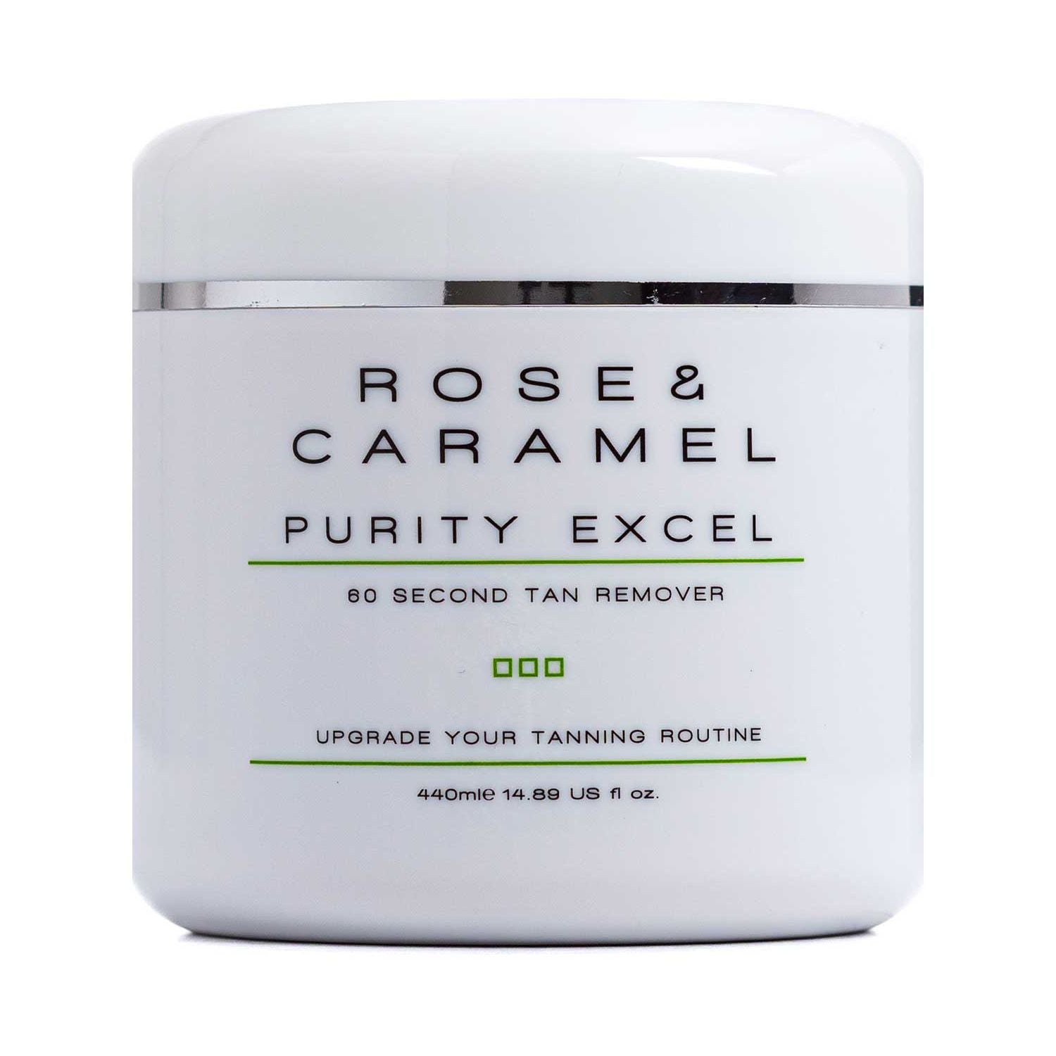 Rose & Caramel Purity Excel self tan remover 440ml, UK version