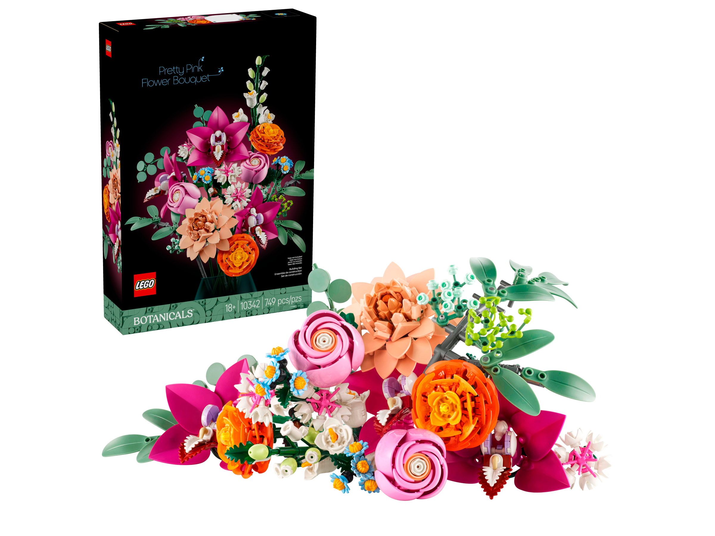 LEGO Pretty Pink Bouquet set, imported from the UK