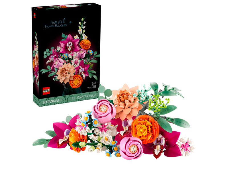 LEGO Pretty Pink Bouquet set, imported from the UK