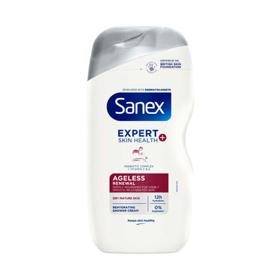 Boots Sanex Expert Skin Health Ageless Renewal Shower Cream 450ml- Buy online at McGrocer