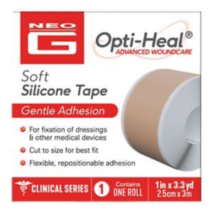 Neo G Opti-Heal Advanced Wundversorgung Silikonband 2,5 cm x 3 m