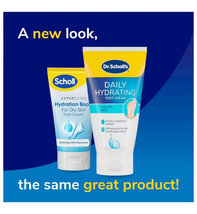 Dr Scholl's Daily Hydrating foot cream 150ml, UK version