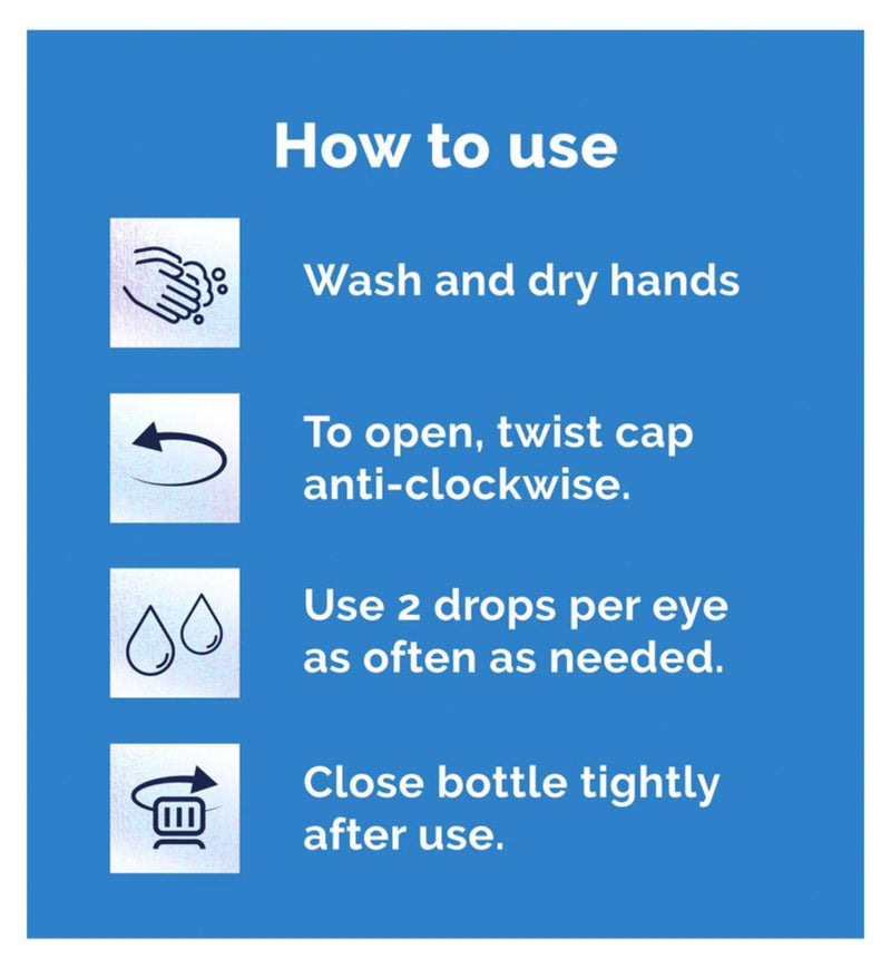 Optrex Dazzling Brightening eye drops 10ml - British product