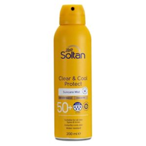 Brume protectrice transparente et fraîche Soltan Clear & Cool SPF50+ 200ml