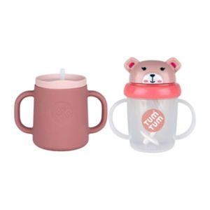 Tum Tum Silicone Sippy Cups Bundle Betsy Bear Twin Pack (British brand)