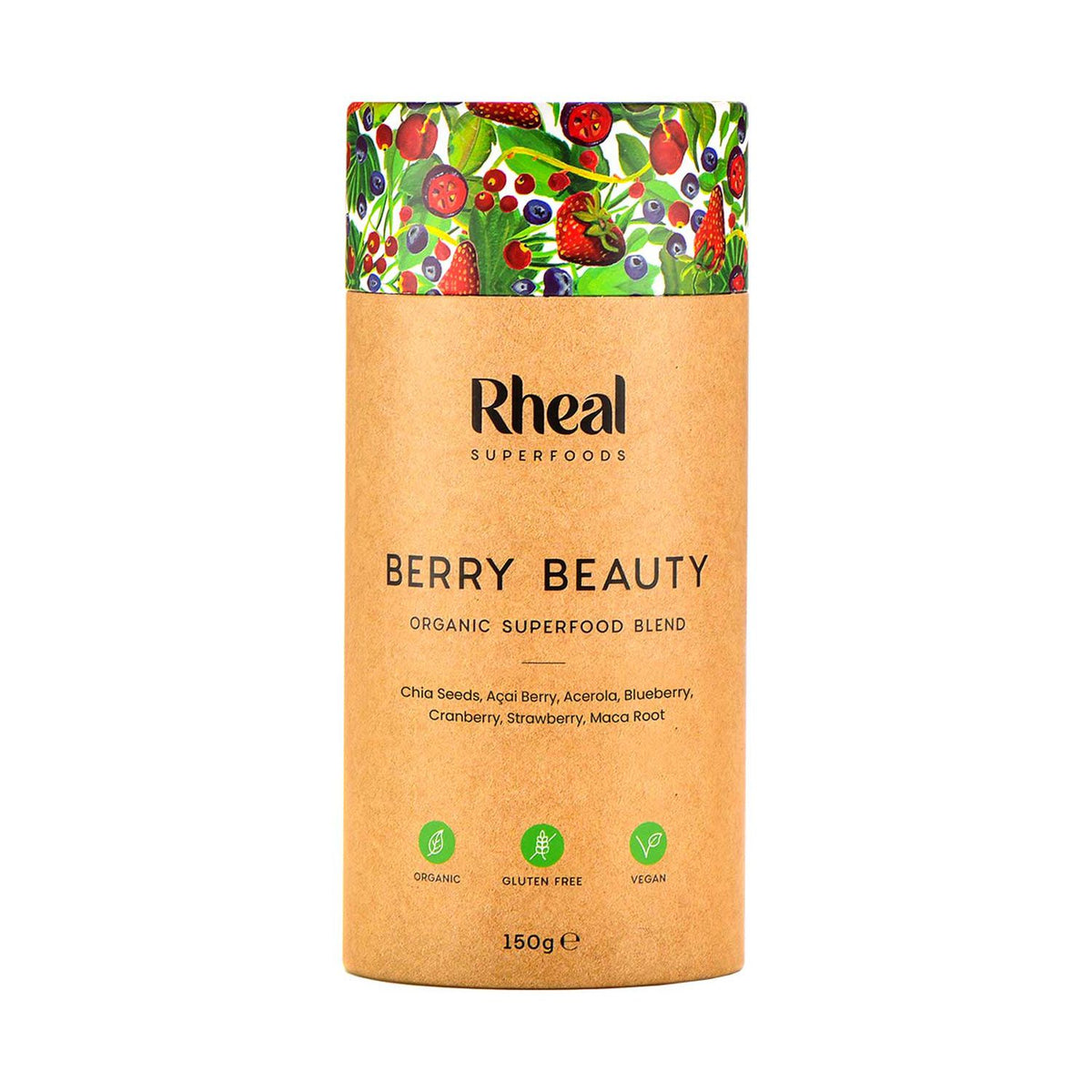 Rheal Superfoods Berry Beauty superfood powder 150g (British brand)